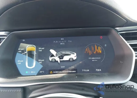 2014 Tesla Model S P85 из США, поврежденный, VIN 5YJSA1H19EFP55522